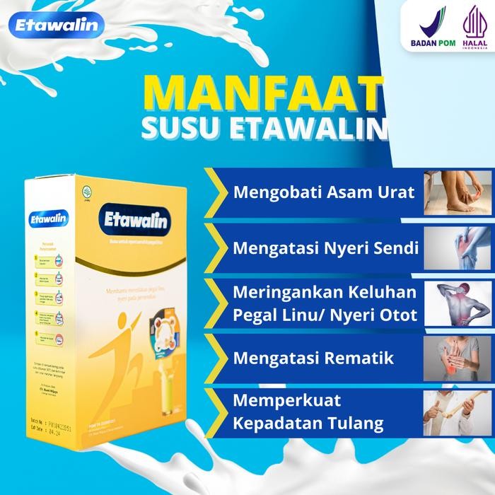 

Susu Etawalin Original 200 Gram - Minuman Berkhasiat Terbuat Dari Susu Kambing Etawa Yang Dipadukan