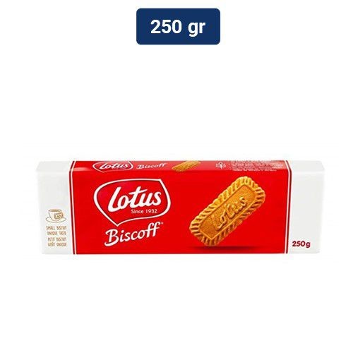 

Biscuit Lotus Biscoff 250 gram ( isi 32 pcs )