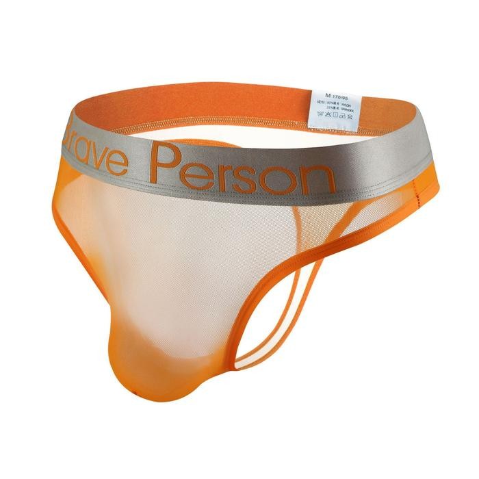 Celana Dalam Pria Bikini Thong Transparan 6 warna Brave Person