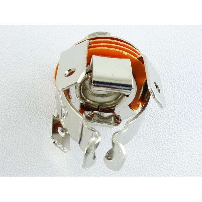 Pure Tone Guitar Bass Output Jack Stereo Nickel