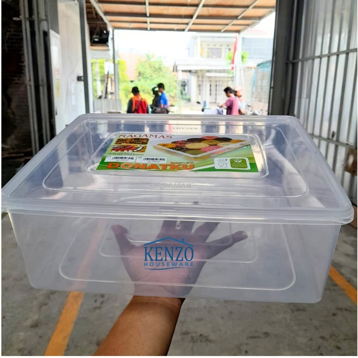 (Expert) Toples Wadah Tempat Donat Plastik Kue Donat Serbaguna SHINPO JUMBO