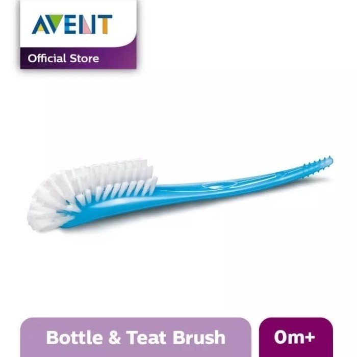 Avent Sikat Botol Dot Perlengkapan Bayi Bottle Brush Nipple Baby +Case