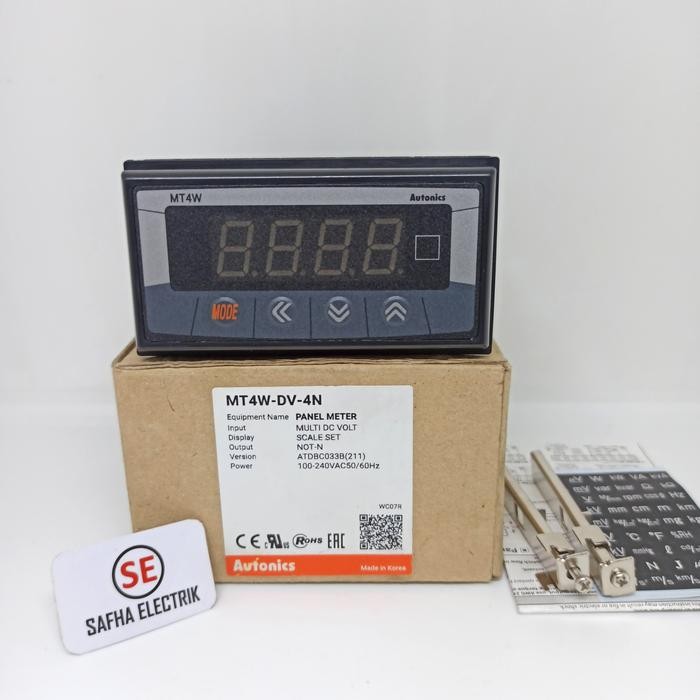 AUTONICS MT4W-DV-4N PANEL METER