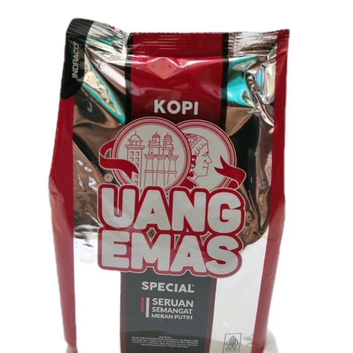 

Kopi Bubuk Uang Emas 1kg // Kopi hitam Robusta coffee