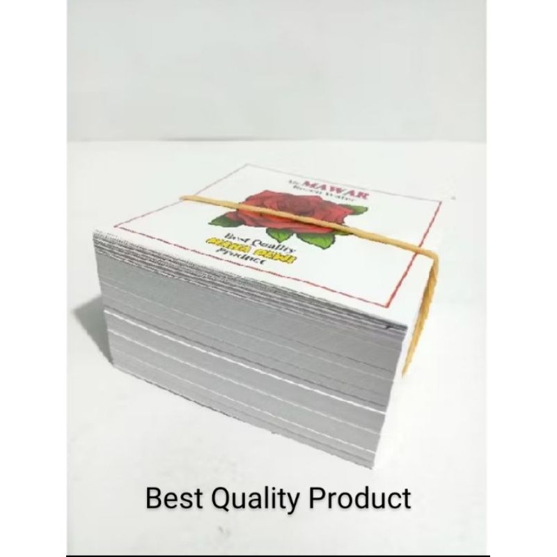 

Kertas label ROZEN WATER air mawar ( 500 lembar ) ready