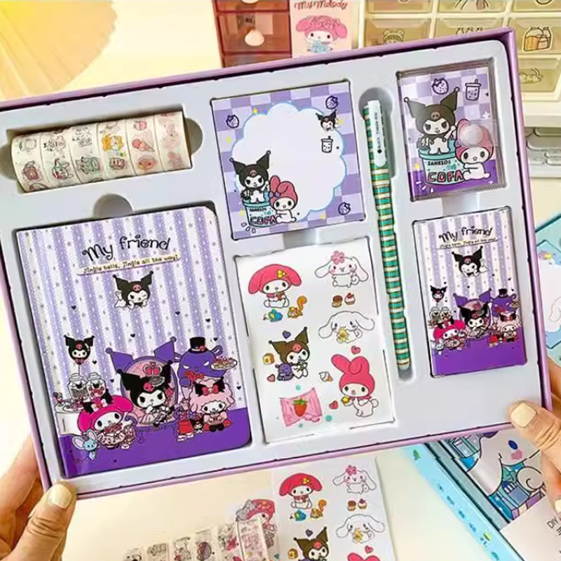 

7 IN 1 Paket Jurnal Alat Tulis hampers hadiah sovenir gift set diary diari journal isi set alat