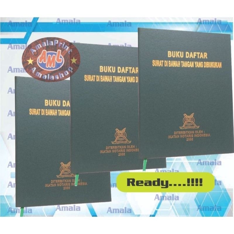 

BUKU WARMERKING /Buku Daftar surat dibawah tangan yang dibukukan