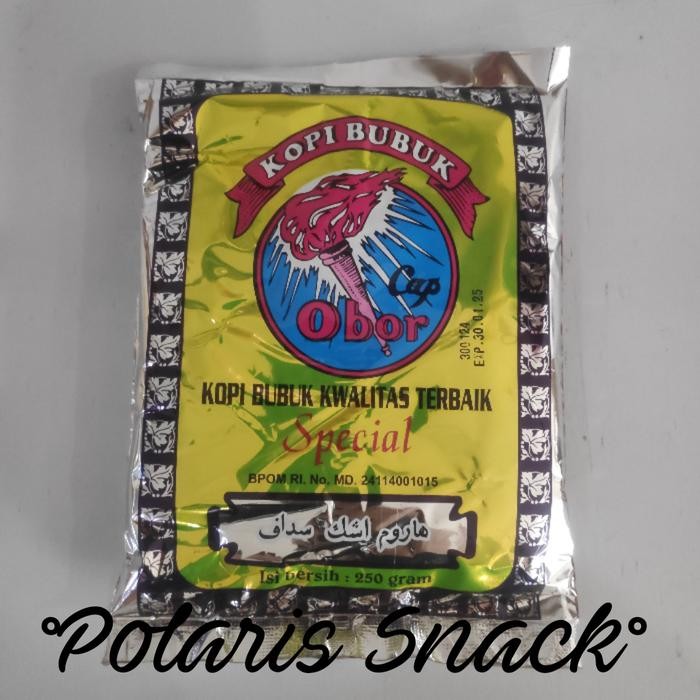 

Kopi Bubuk cap Obor / Kopi Khas Pontianak / KOPI OBOR
