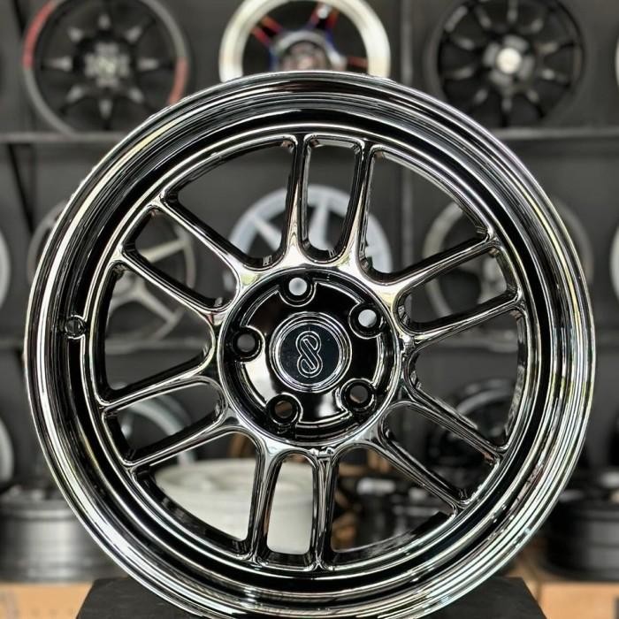 velg racing ring 17 ENKEI RPF1 BLACK CHROME velg mobil r17 crv reborn terios hrv xpander