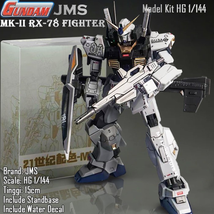 BARANG TERLARIS SALE  SALE MAINAN ACTION FIGURE ANIME ROBOT GUNDAM HG 1/144 RX-78 FIGHTER MK-2