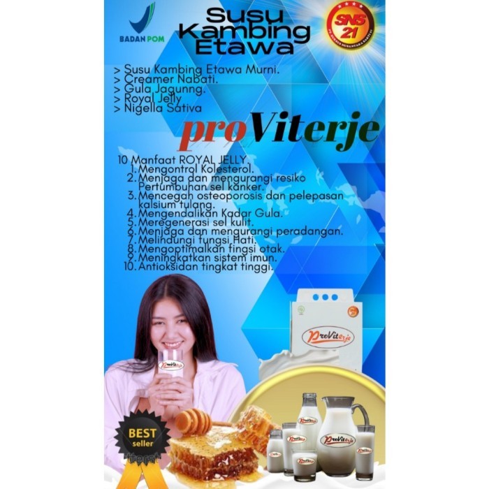 

(Expert) SUSU KAMBING ETAWA PROVIT / SUSU PROVITERJE / / / MURAH