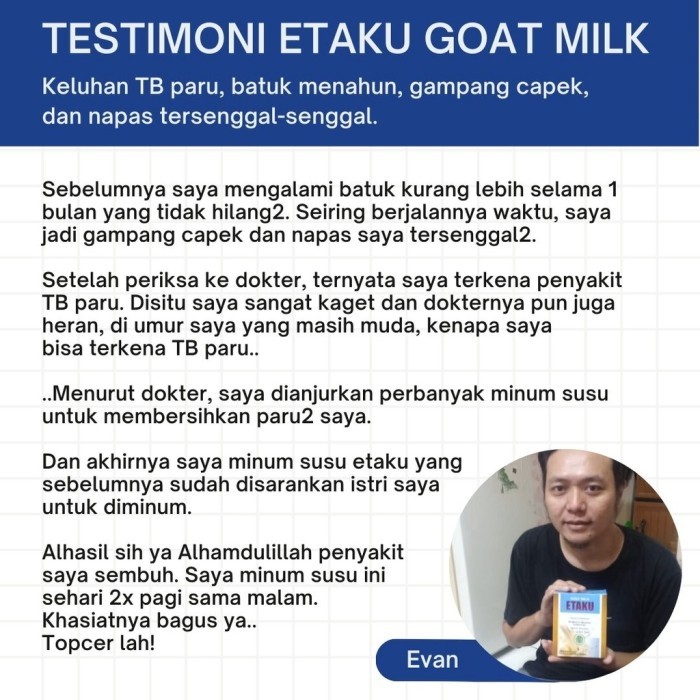

(Expert) Susu Kambing Etawa Asli Solusi Tepat Atasi Masalah Pernapasan Asma TBC Kolesterol Darah