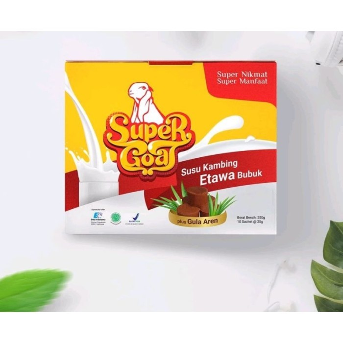 

(Expert) Super goat Susu Kambing Etawa Bubuk Gula Aren Original Sachet Minuman Serbuk Milk Powder