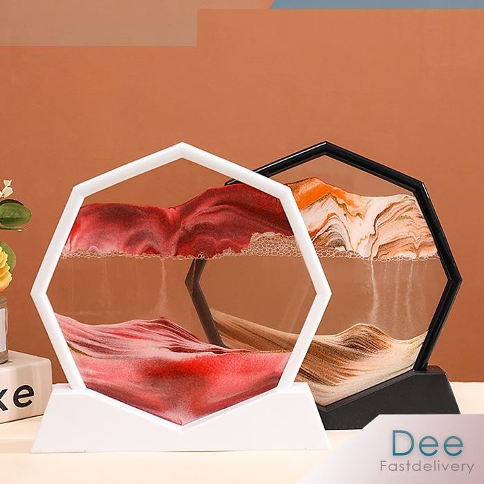 Terlaris Moving sandscape - Moving Sand Painting art picture - OCTAGONAL