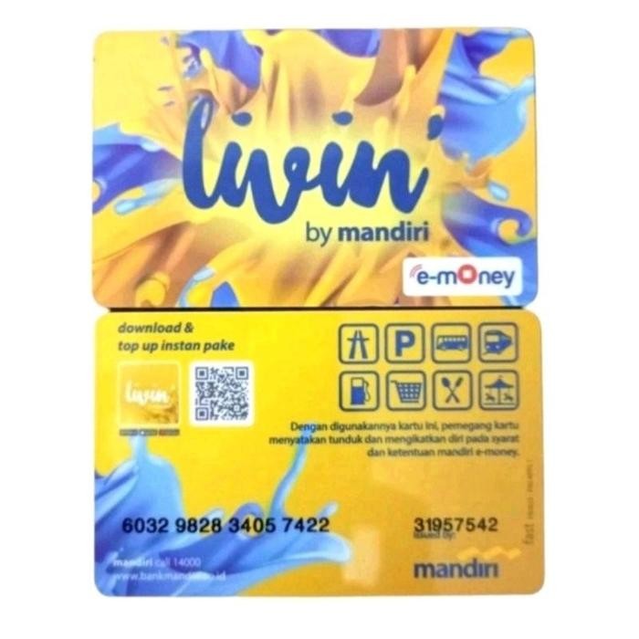 Premium- Kartu indomaret card e toll e-toll card emoney e money mandiri saldo 0