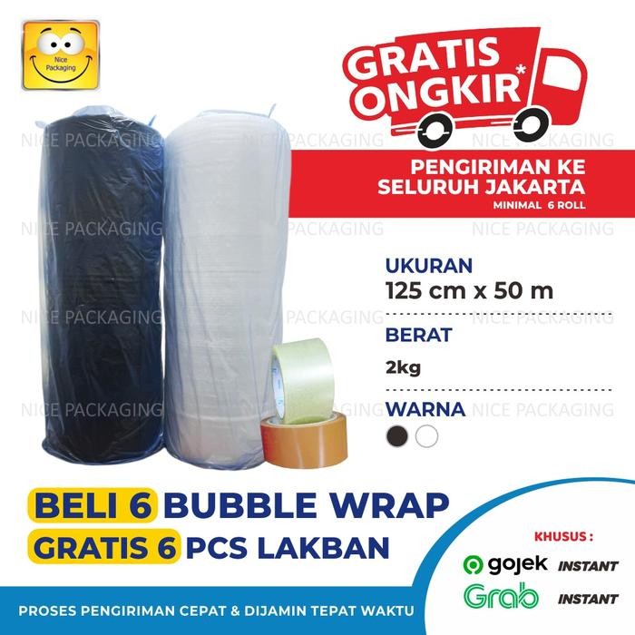 

Pesta- [POLOS] plastik bubble uk125cm x 50Mtr / bubble wrap / bubble / buble