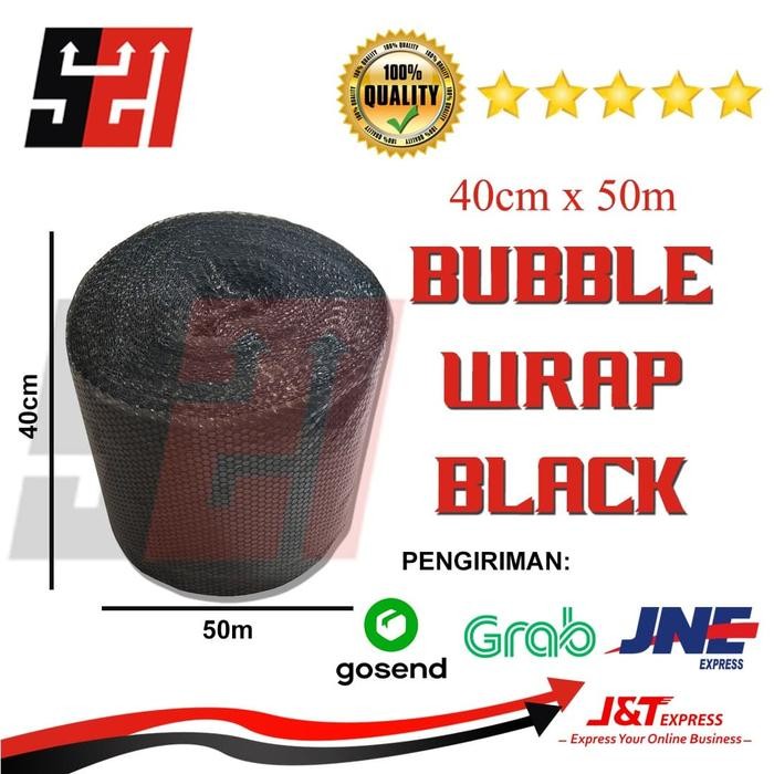 

Pesta- Bubble Wrap Plastik Gelembung 40cm x 50m HITAM