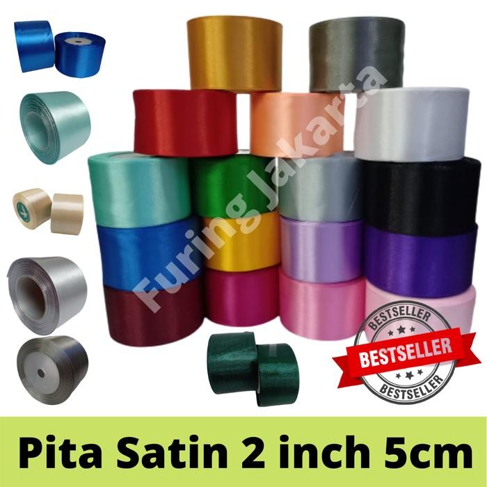 

Happy- Pita satin Warna 2 inch / 5 cm Per roll