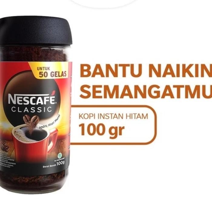 

nescafe classic kopi instant 100 gram produk terbaru