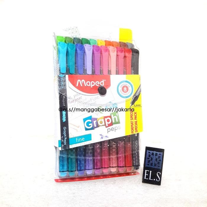 

MAPED GRAPH PEPS FINELINER SET 20