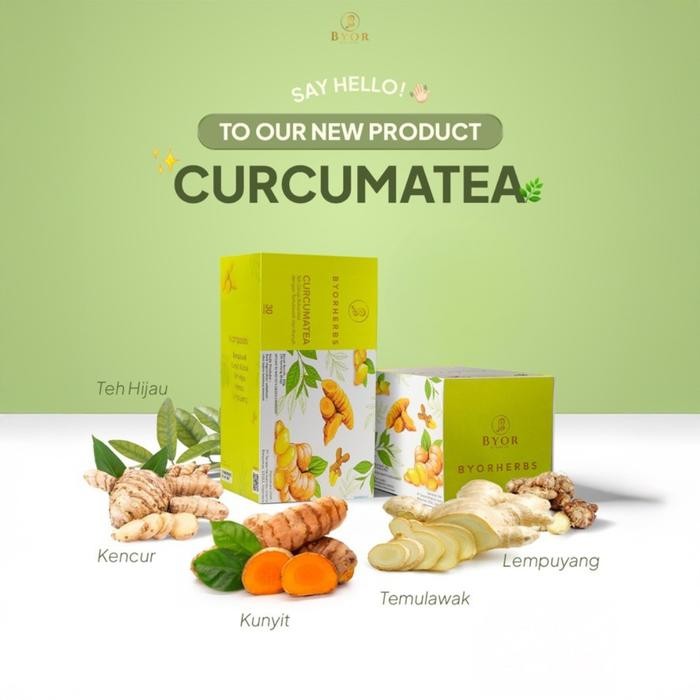 

Terlaris- Byor Curcumatea - Teh Botanikal Isi 30 Pcs - Minuman Dengan Kandungan Temulawak Dan Kunyit