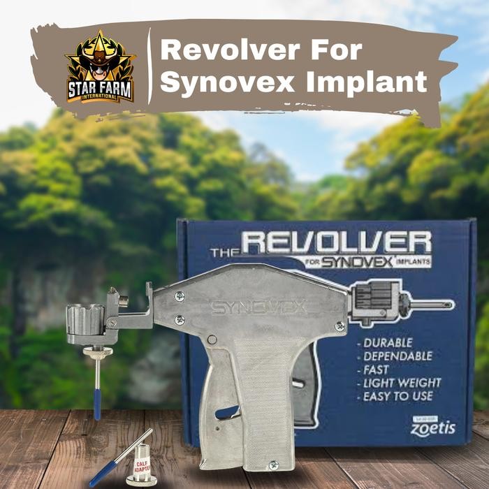 hanya disini] Alat Gun Implant Revolver Synovex ZOETIS - STAR FARM