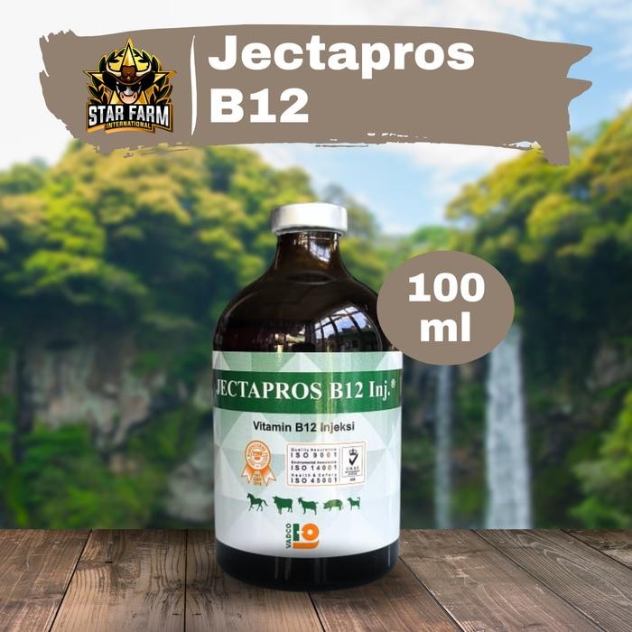 <<<<<] Obat Hewan Vitamin B12 Jectapros B12 100 ml - STAR FARM