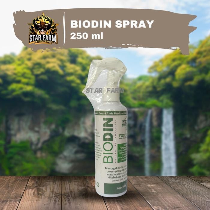 <<<<<] Biodin Spray Natural Antiseptic 250ml - Star Farm