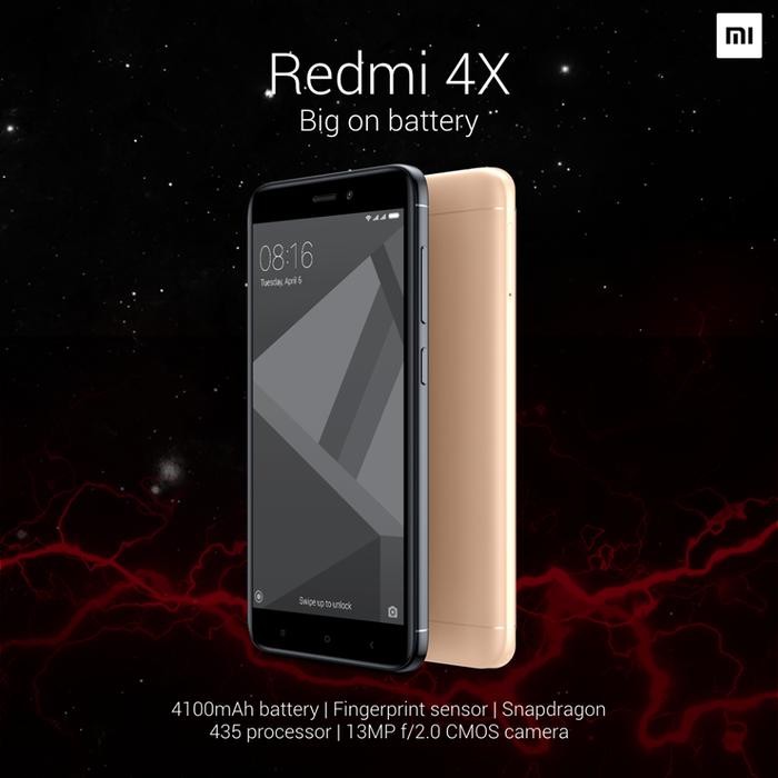 Gadgetra- Xiaomi Redmi 4X Ram 4Gb Ram 64Gb
