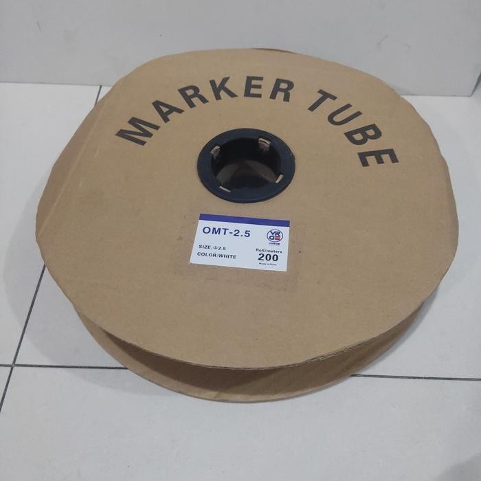 

KSS MARKER TUBE PUTIH 2,5MM MARKER TUBE LABEL