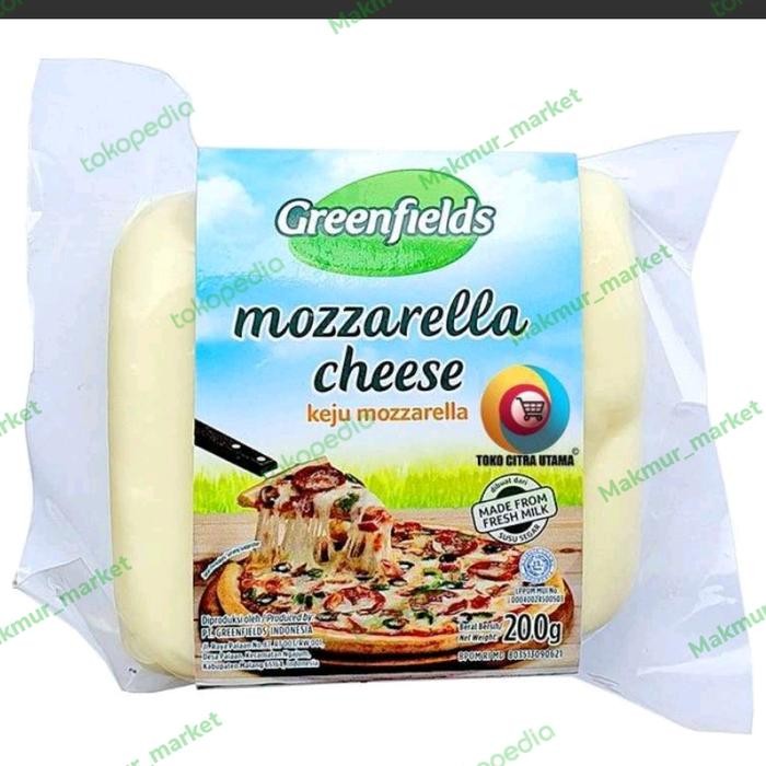 

BARANG TERLARIS GREENFIELDS MOZARELLA CHEESE 200GR
