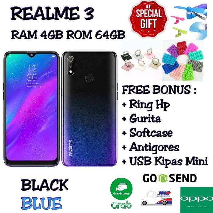 Gadgetra- Realme 3 Ram 4/64Gb Garansi Resmi