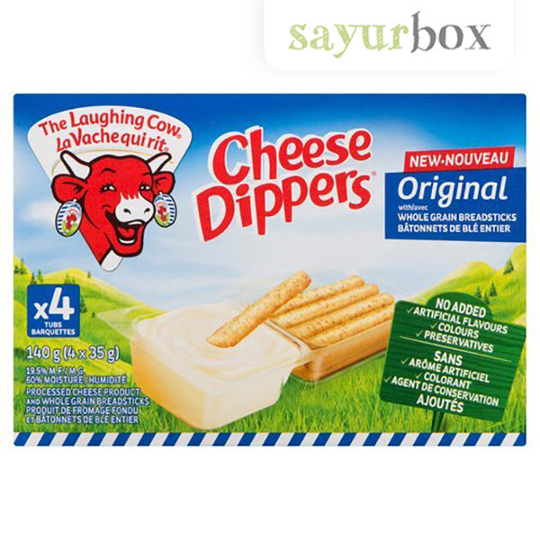 

BARANG TERLARIS Laughing Cow Cheese Dippers 140 gram Sayurbox