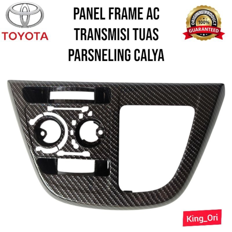 Panel Frame AC Tuas Parsneling Toyota Calya Sigra Carbon