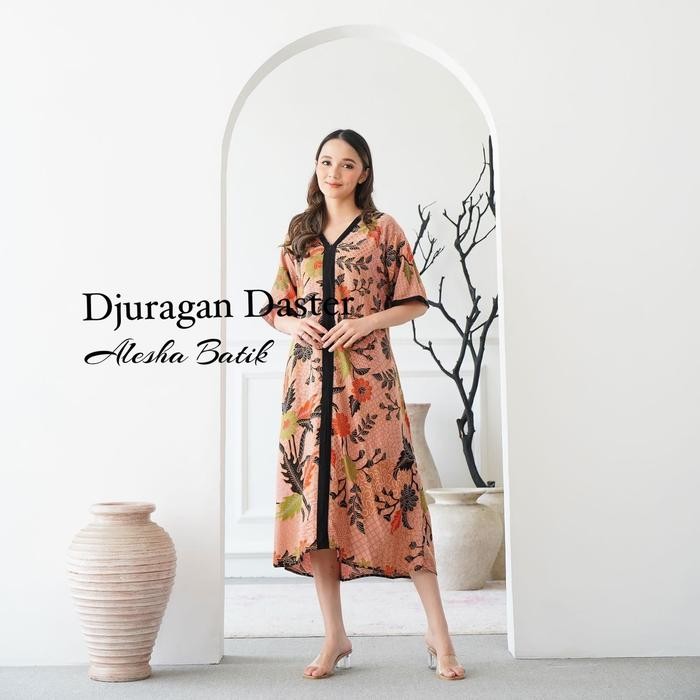 Promo [Djuragan Daster] Daster Flower List Premium Quality By Alesha Batik Daster Branded Mama Muda