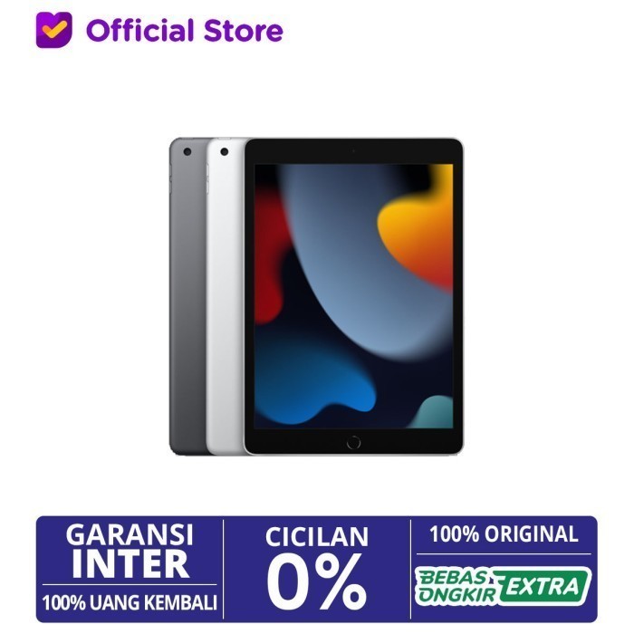 Hapeklik- Apple Ipad 9 9Th Gen 2021 256Gb 64Gb Wifi Only Garansi Resmi Ibox