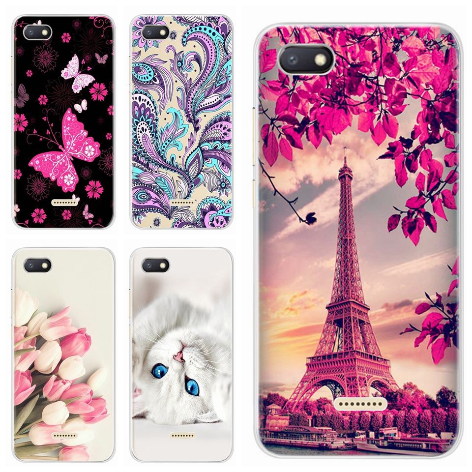 Luxury Shockproof Phone Case For Xiaomi Redmi 6 6A Soft Silicone Matte Cover For Red Mi 6 Redmi 6A 6