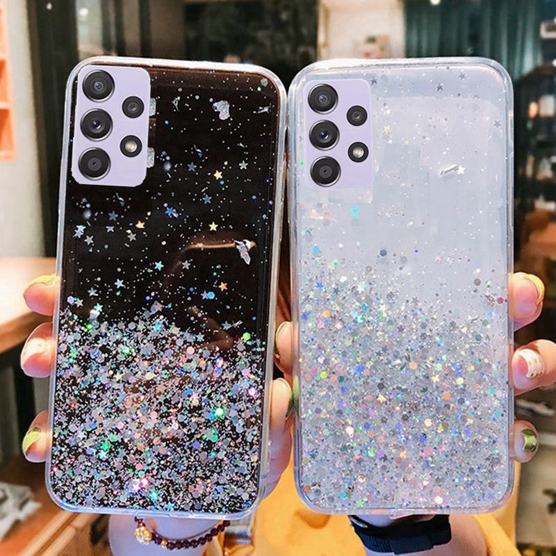 Luxury Bling Glitter Phone Case For Samsung Galaxy A52S 5G A 52S A 52 S Soft Full Cover For Samsung