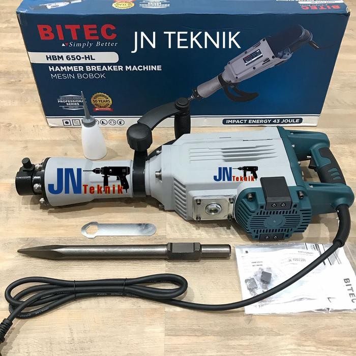 MESIN BOBOK BETON BITEC HBM 650HL CONCRETE BREAKER JACK HAMMER HBM 650