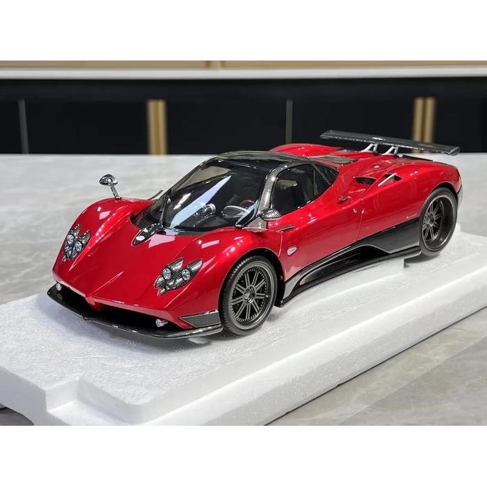 1/18 ALMOST REAL PAGANI ZONDA F RED DIECAST MINIATUR NOT BBR AUTOART