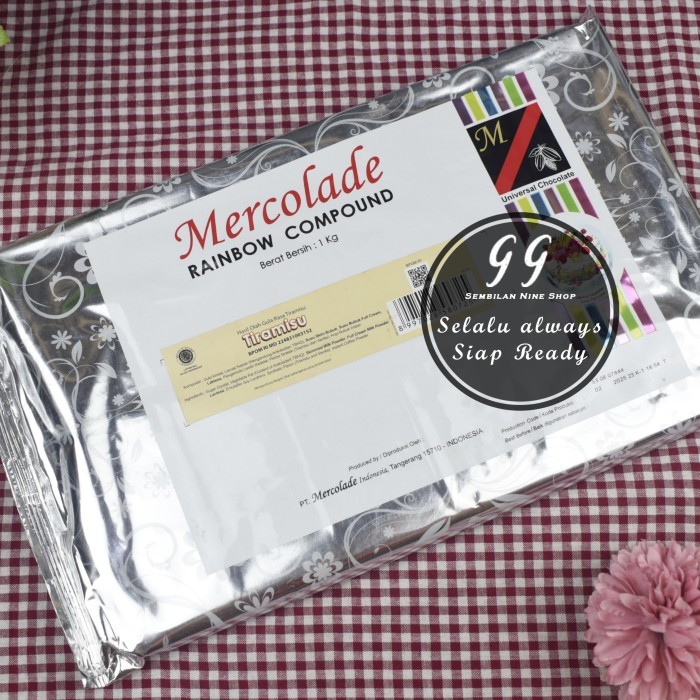 

MERCOLADE TIRAMISU Compound 1 KG Rainbow Chocolate Cokelat