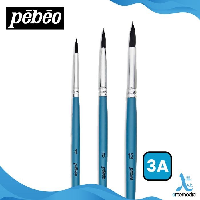 

Kuas Lukis Pebeo Synthetic Squirrel Watercolor Brush Set