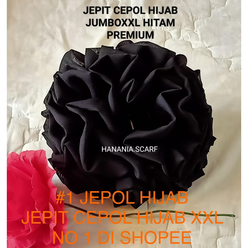Glamourgemss Jepitan Cepol Hijab Jumbo Cepolan Hijab Premium Jepit Rambut Cepol