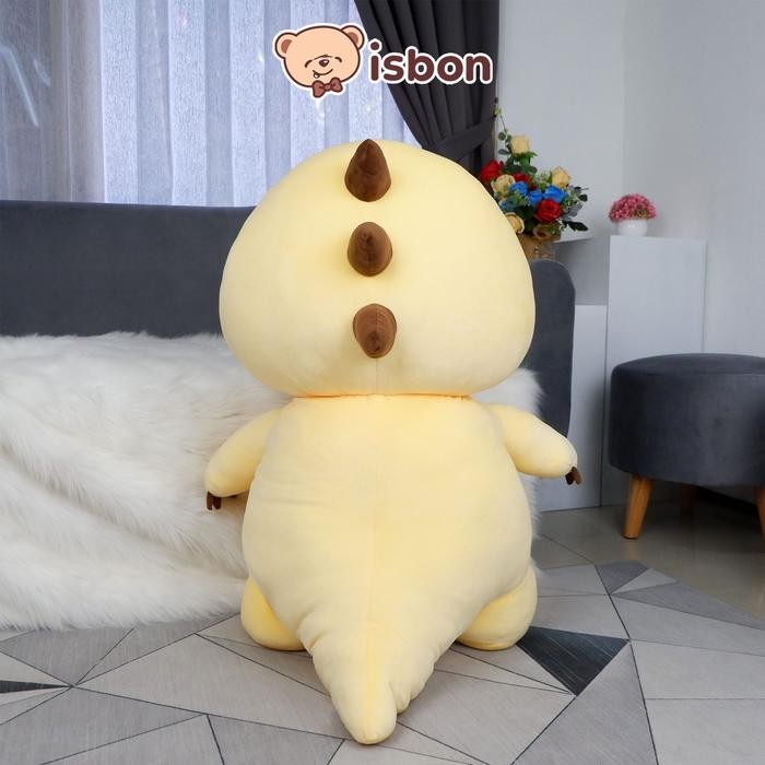 Terbaru Istana Boneka Dino Kuning 25Inch Yellow Dino Mini Lucu Mainan Anak Hadiah Spesial Ulang