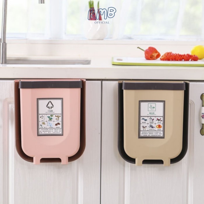 Terlaris Tong Sampah Lipat Portabel / Tempat Sampah Gantung / Tong