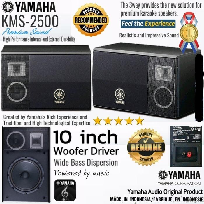 Yamaha KMS 2500 KSM Speaker Karaoke ORIGINAL RESMI 10 inch Pasif
