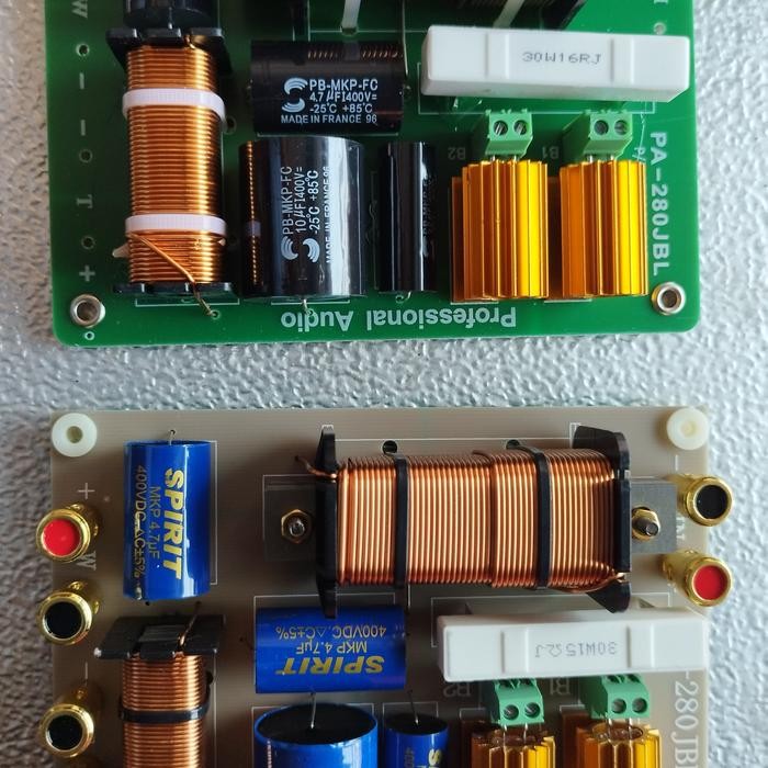 Crossover audio BENNIDA PA-280 JBL+ 2 Way Crossover pasif