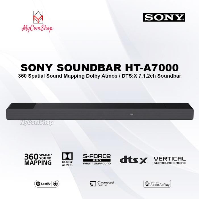 SONY SOUNDBAR HT-A7000 360 SPATIAL SOUND DOLBY ATMOS DTSX 7.1.2CH