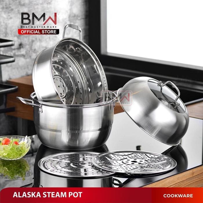BMW Kitchen Ware - Panci Kukus Siomay Dimsum Bakpao Nasi Tim Dandang