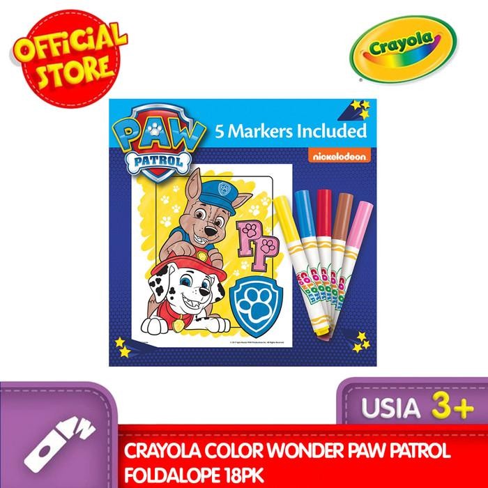 

Crayola Color Wonder Paw Patrol Foldalope 18Pk